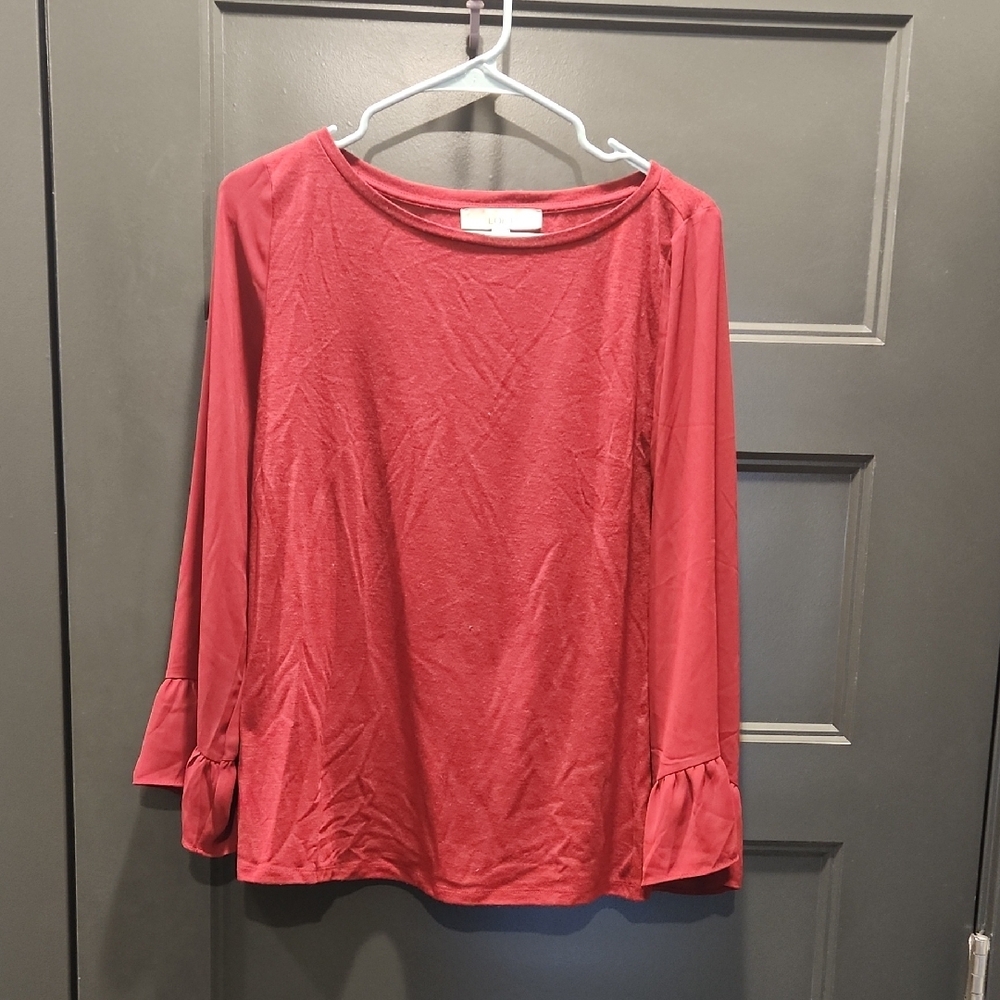 Elegant Red Women's Top